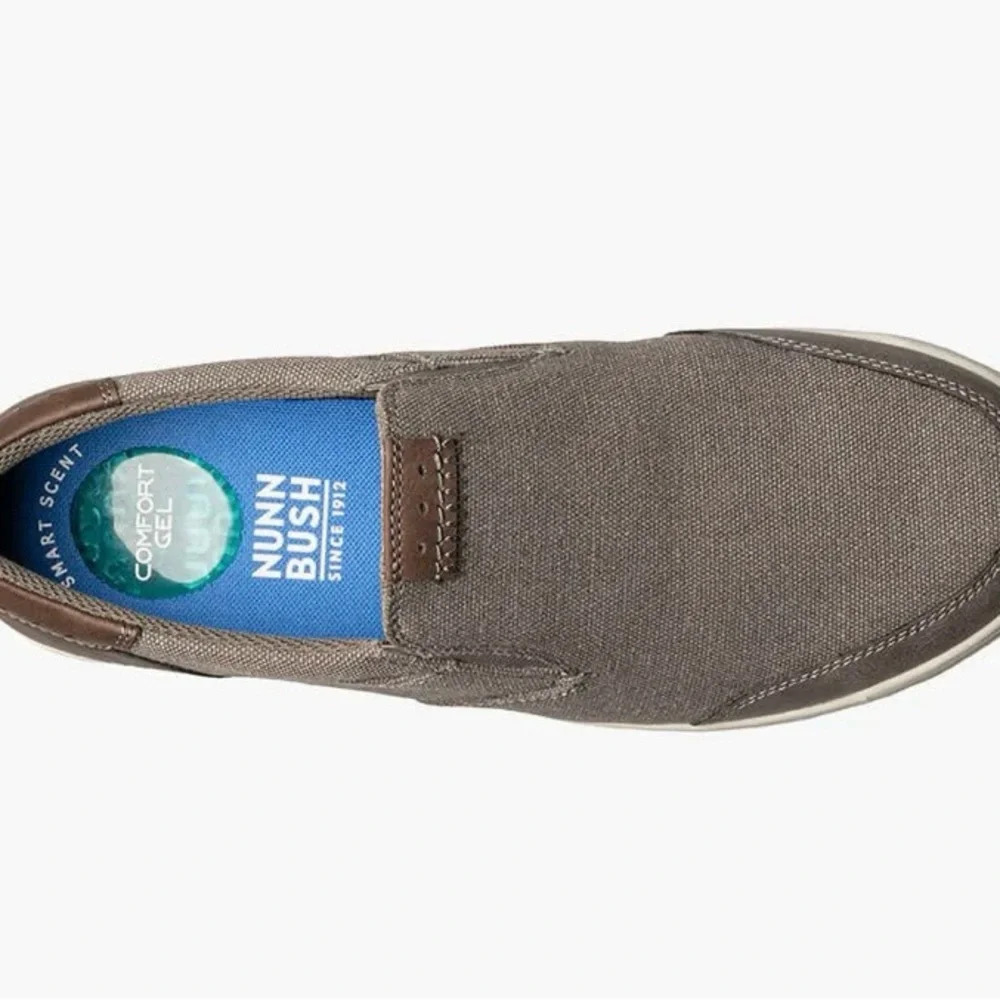 Nunn Bush Kore City Walk Moc Toe Slip On | Cement | NIB | Men’s | 8W - Picture 3 of 11